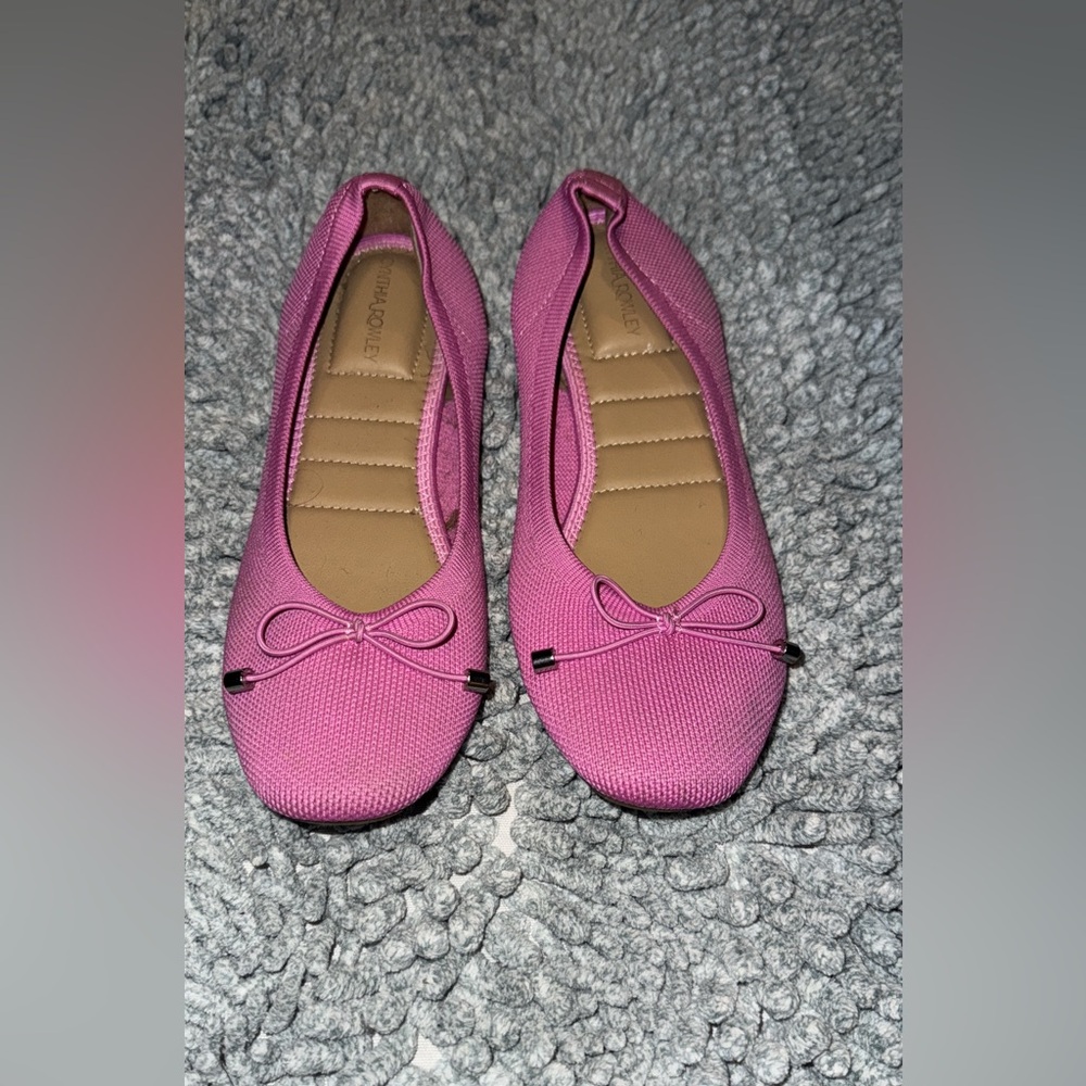 Pink Ballet Flats with Bow